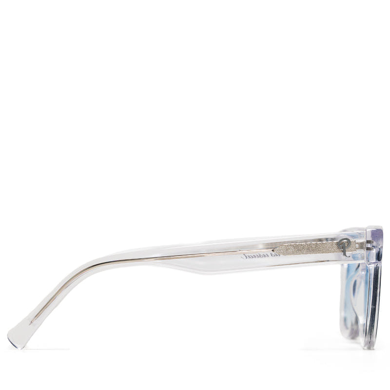 Blue Politics Acadiana Sunglasses - Clear/Blue