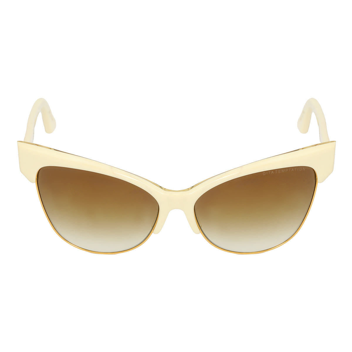 Dita Temptation 22029 - c - CRM - Gld - 61 Cat Eye Sunglasses One Size