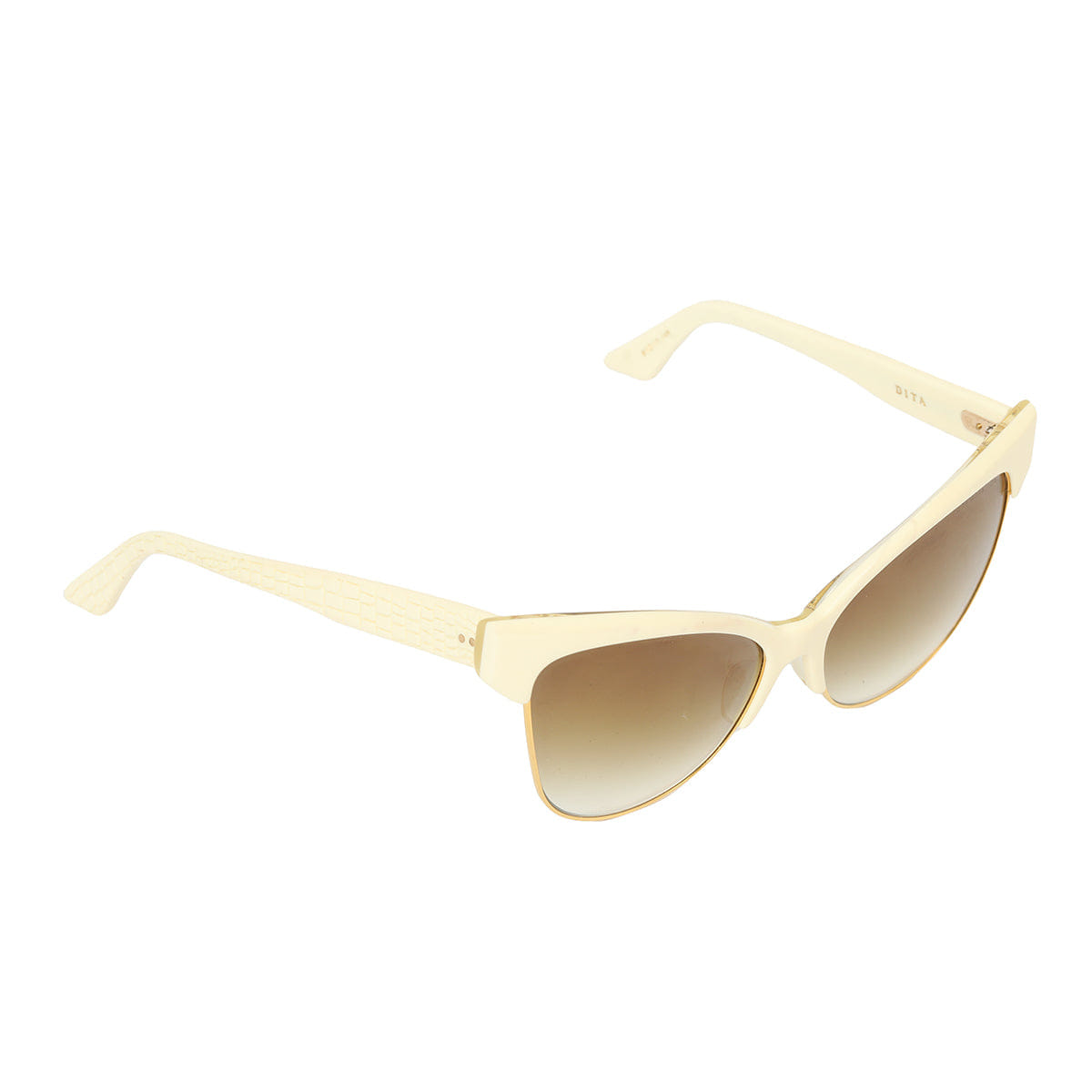 Dita Temptation 22029 - c - CRM - Gld - 61 Cat Eye Sunglasses One Size