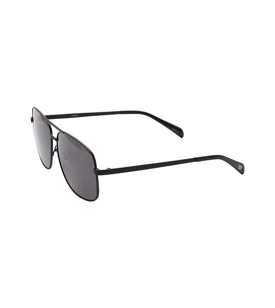 Soda Shades Jamie Lens Matte Black Grey