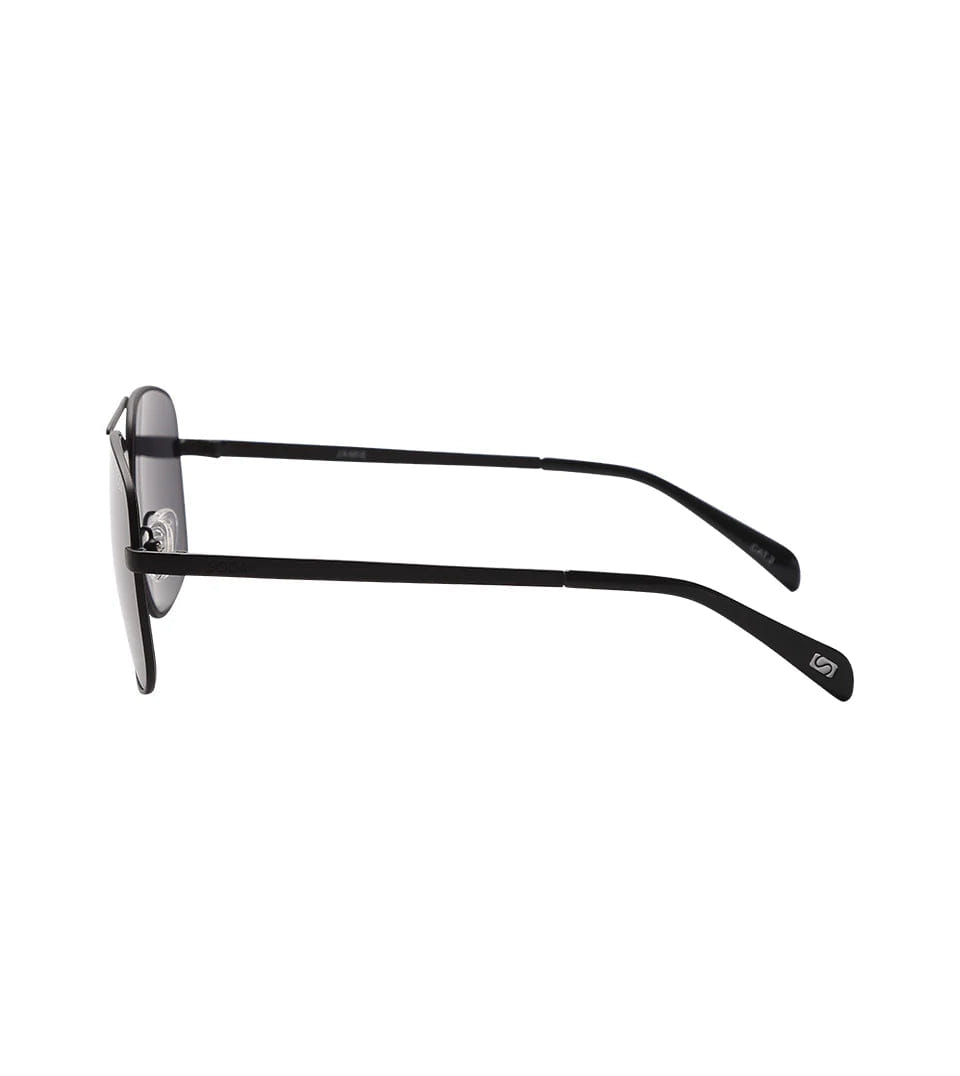 Soda Shades Jamie Lens Matte Black Grey