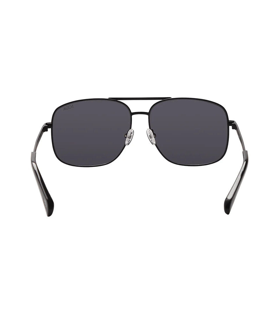 Soda Shades Jamie Lens Matte Black Grey