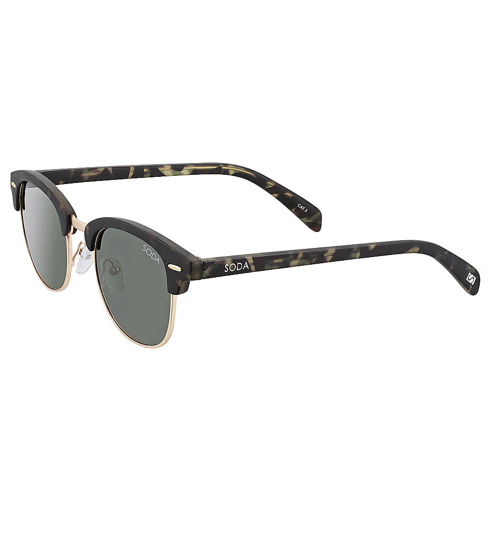 Soda Shades Cooper Lens Tortoise Green