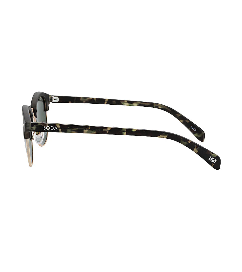 Soda Shades Cooper Lens Tortoise Green