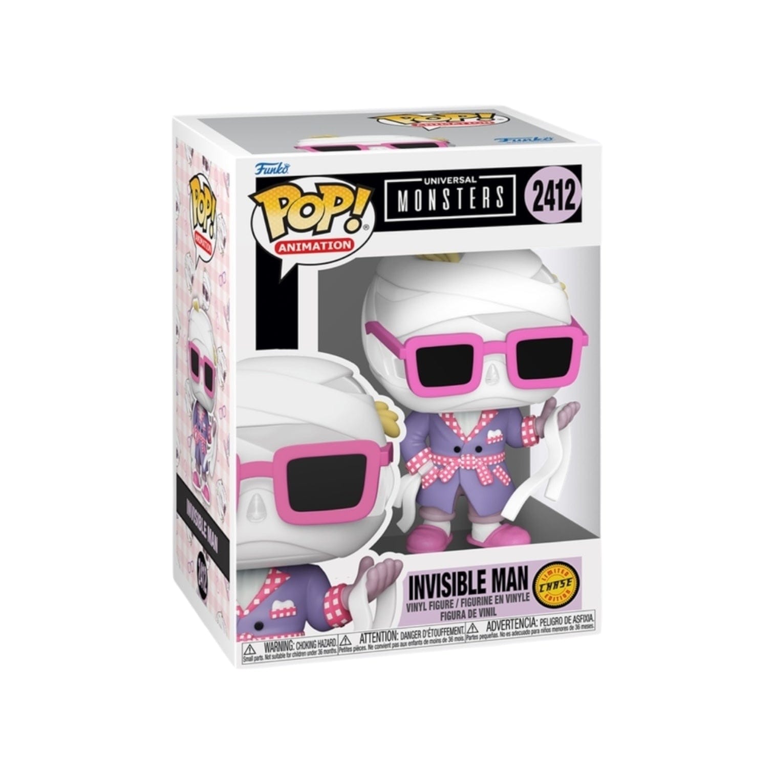 Funko Pop! Invisible Man #2412 Funko Pop - Universal Monsters - Chance of Chase - PREORDER