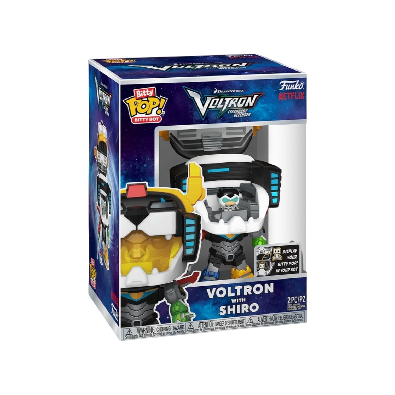 Funko Pop! Voltron with Shiro Funko Pop! Bitty Bots - Voltron Legendary Defender