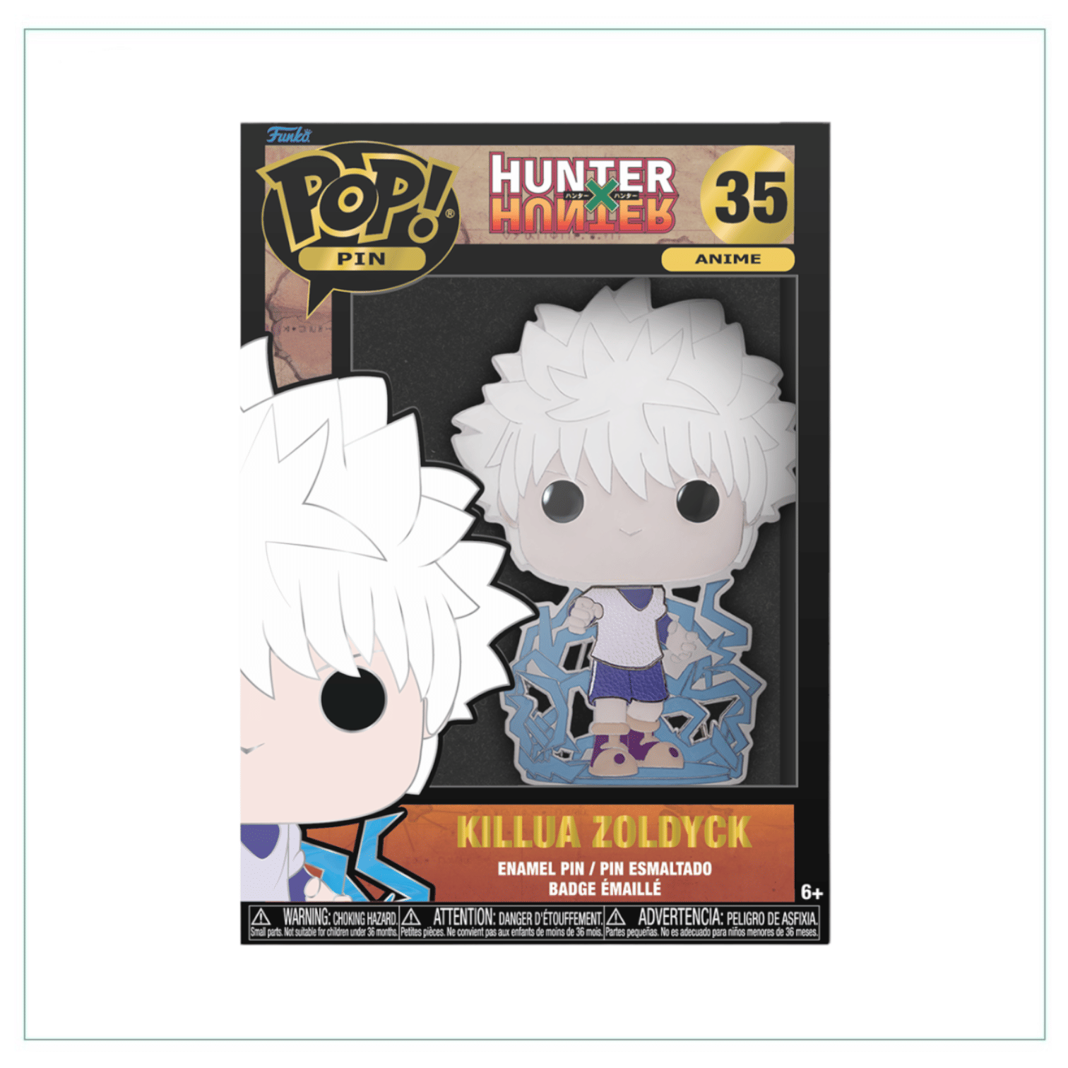 Funko Pop! Killua Zoldyck #35 Funko Pop Pin! - HUNTERxHUNTER - Chance of Chase