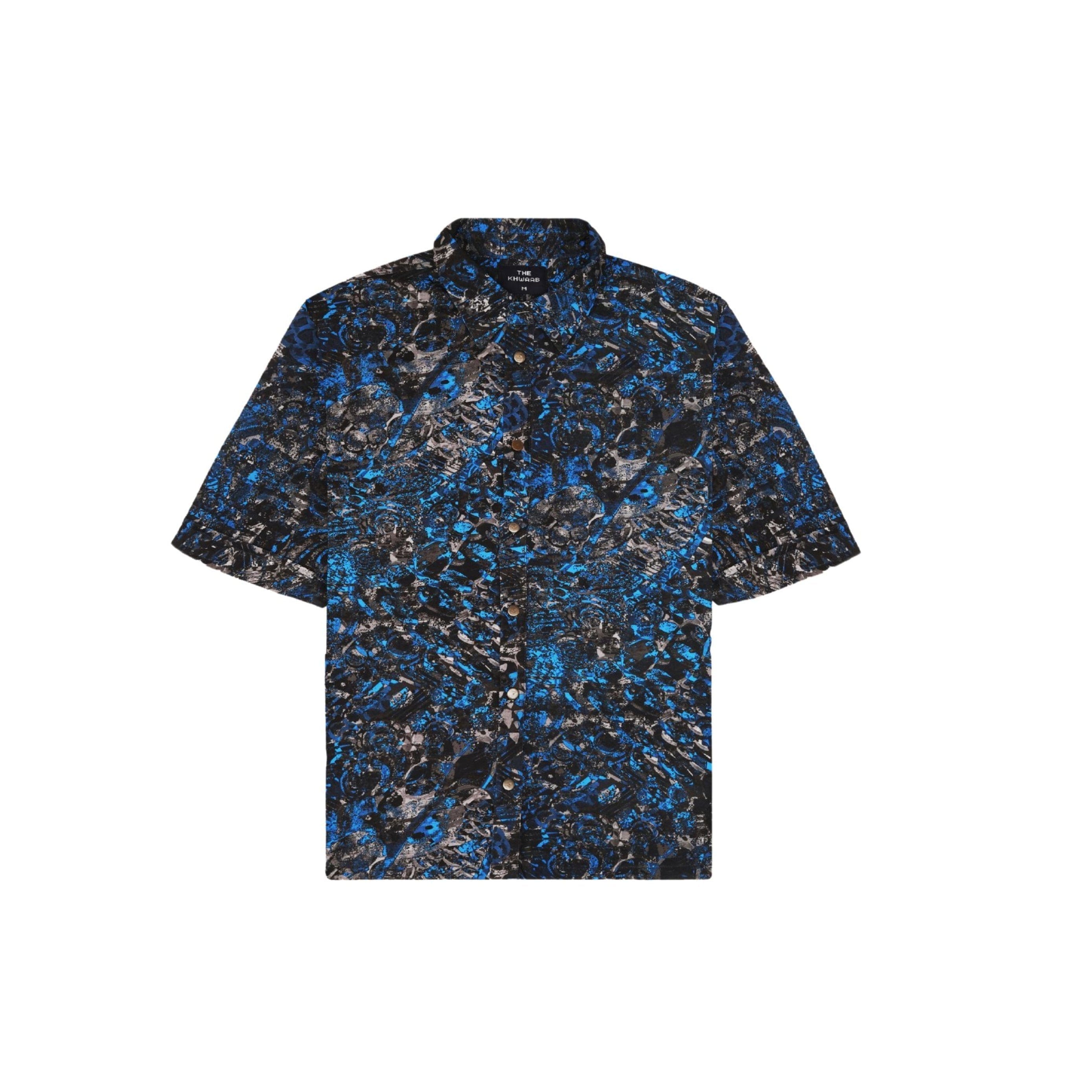The Khwaab Marine Feather Shirt