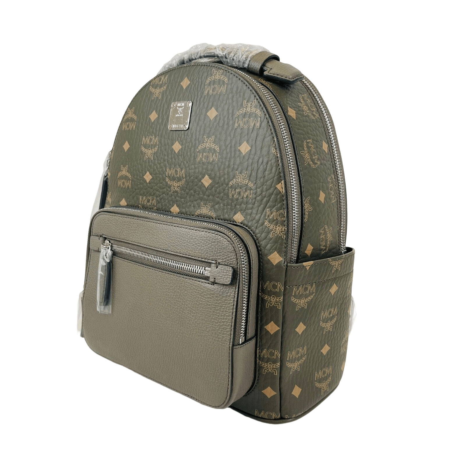 MCM Sea Turtle Visetos Coated CanvasBackpack