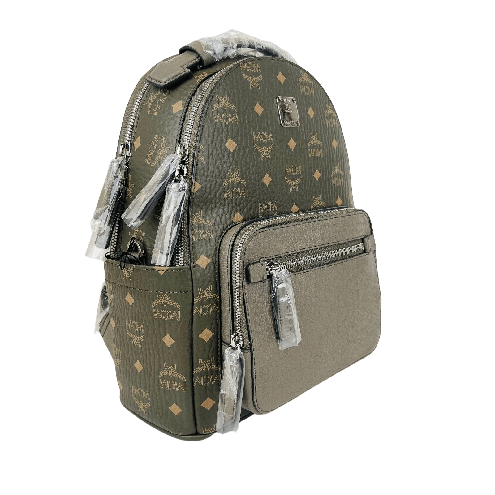 MCM Sea Turtle Visetos Coated CanvasBackpack
