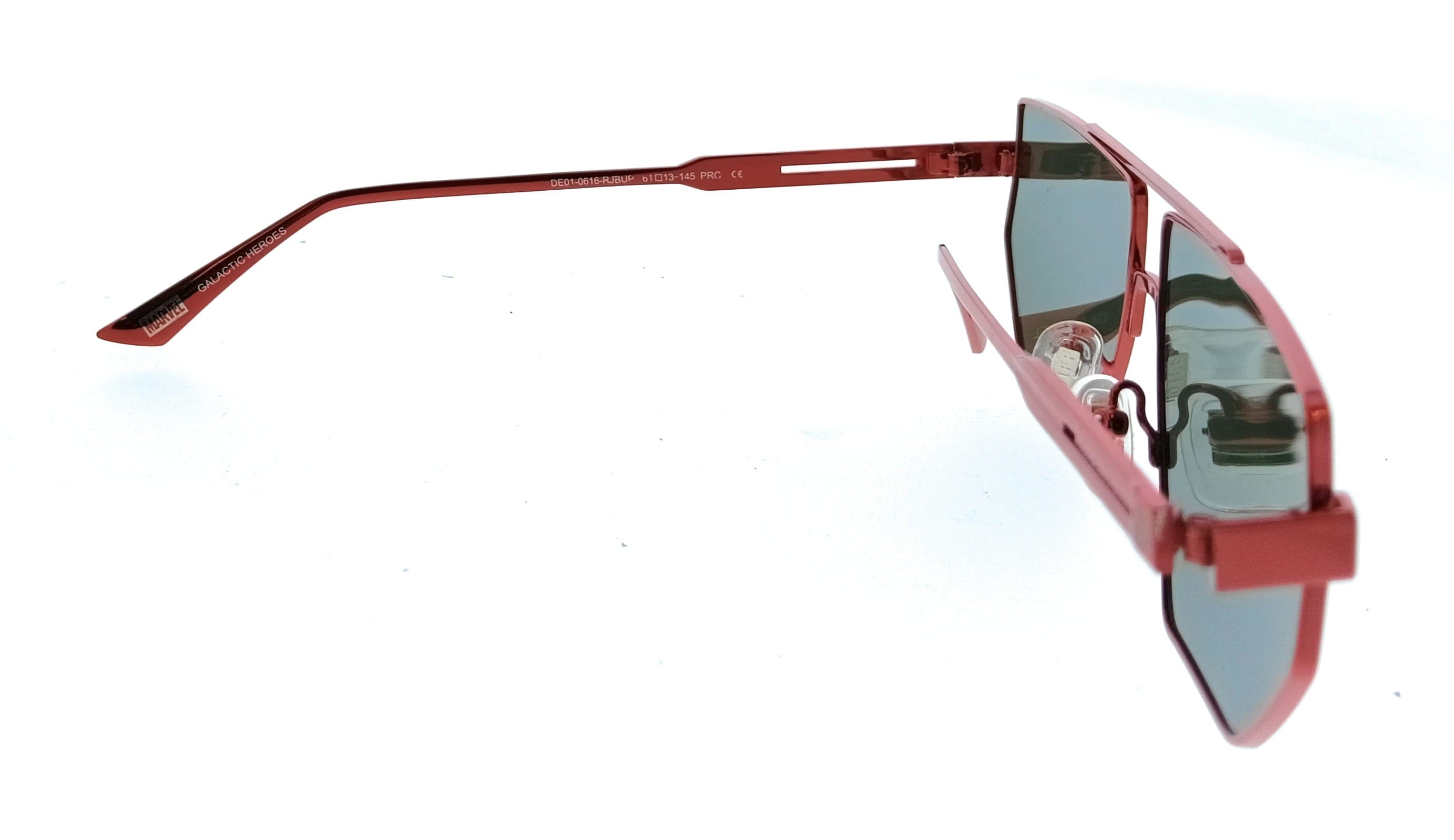 Diff SDFHERO610RED Red Shield Unisex Sunglasses