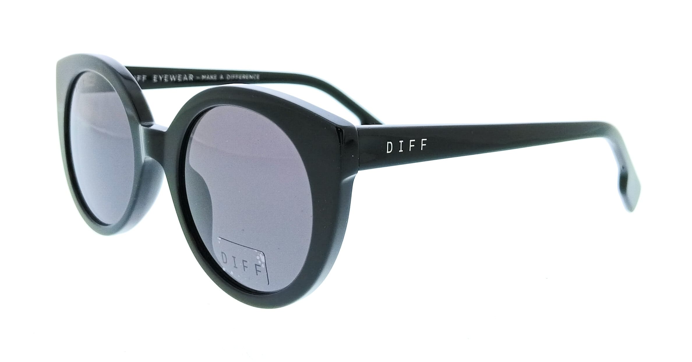 Diff SDFEMMY520BLA Black Square Womens Sunglasses