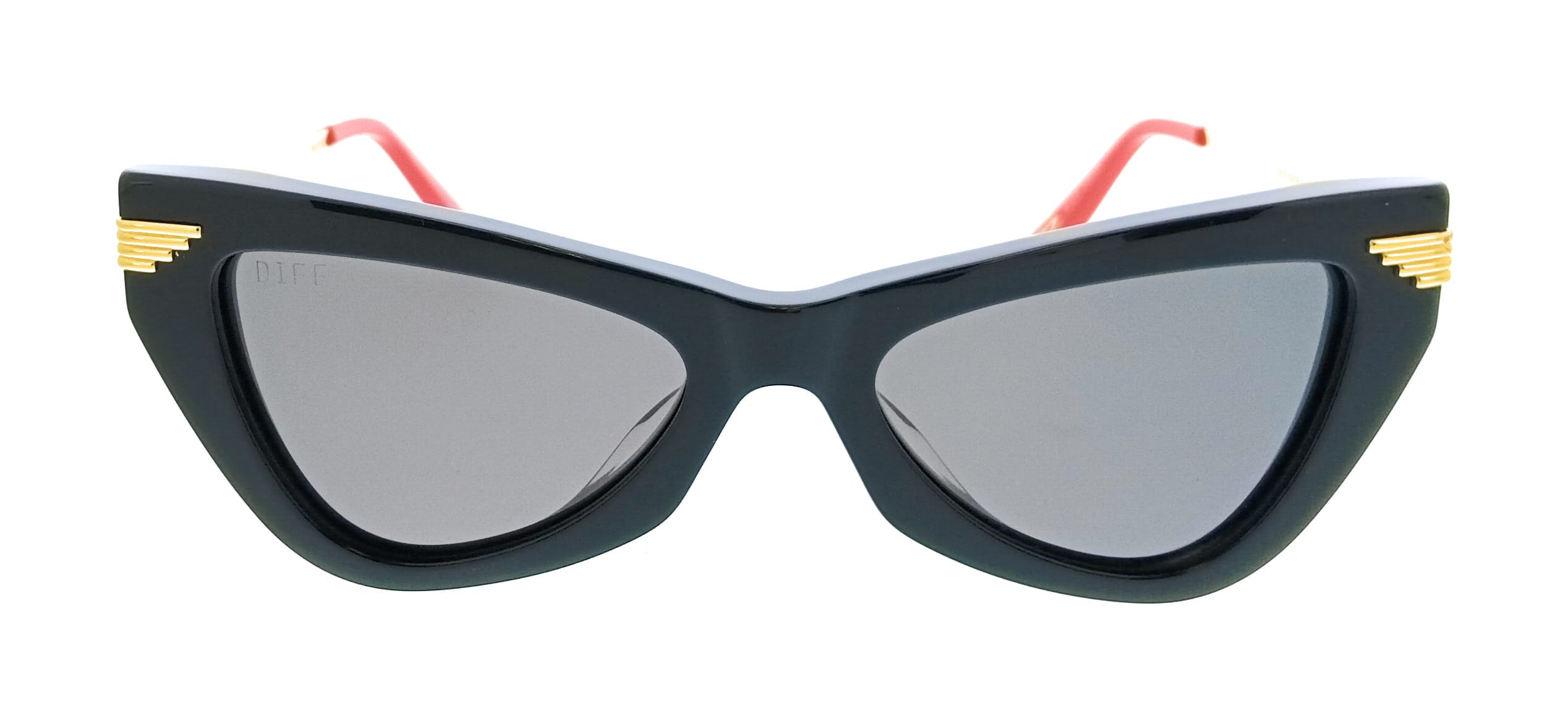 Diff SDFWDOW529P7X Ack Grey Oversized Womens Sunglasses