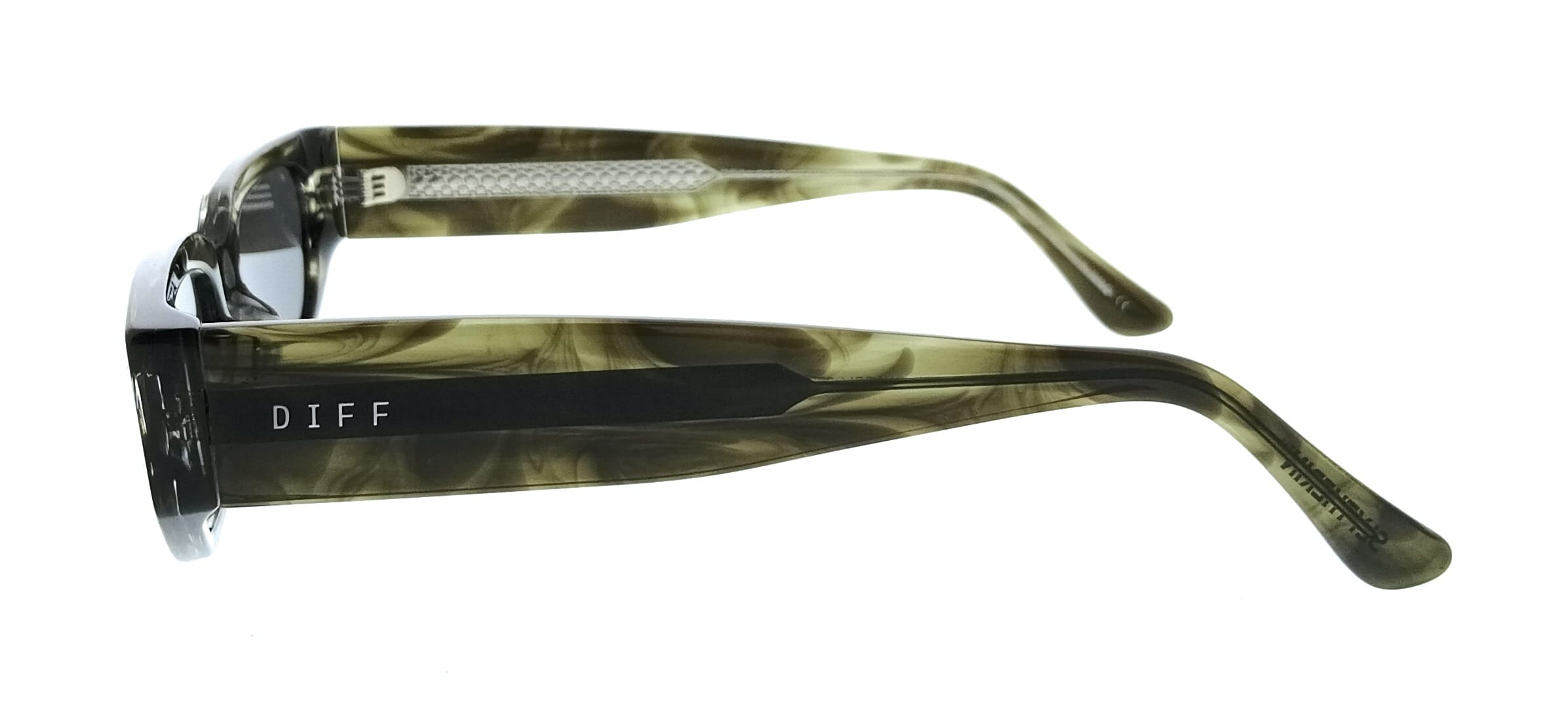 Aviator Diff SDFSLY 549U47 Green Aviator Womens Sunglasses