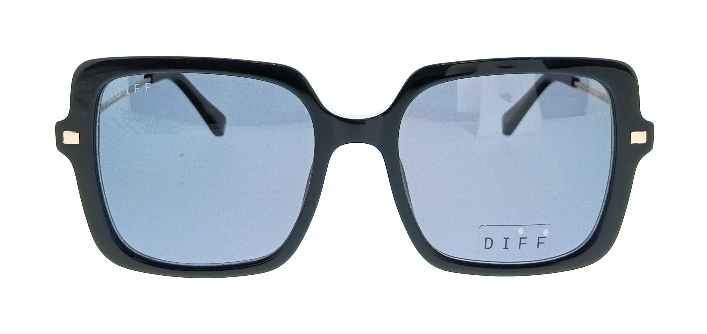 Diff SDFSAND54BLAP Black Square Womens Sunglasses