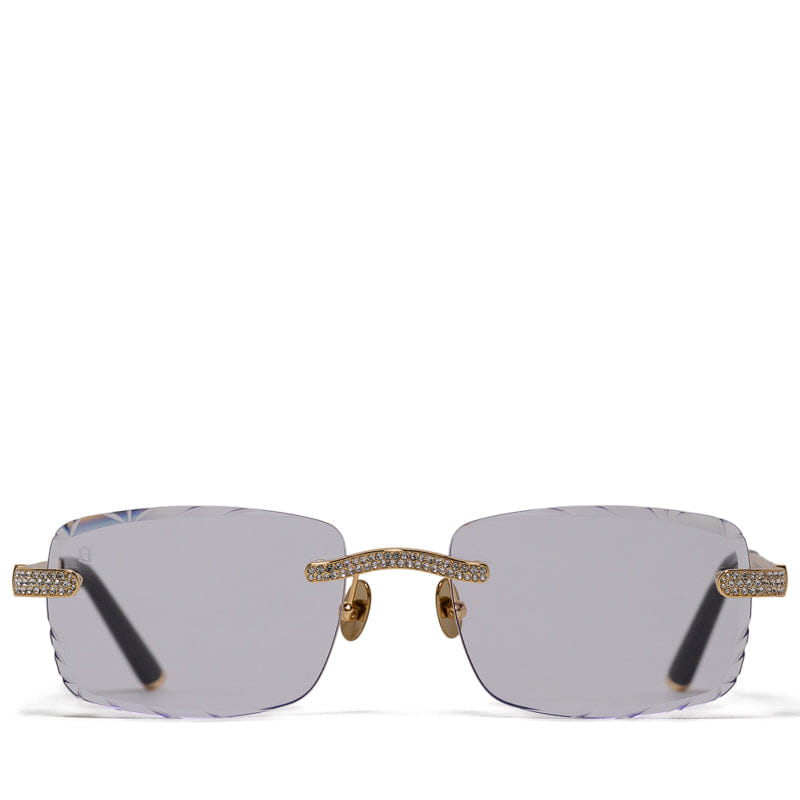 James Oro Iced Signature Gem Cut - Clear Tint/Gold