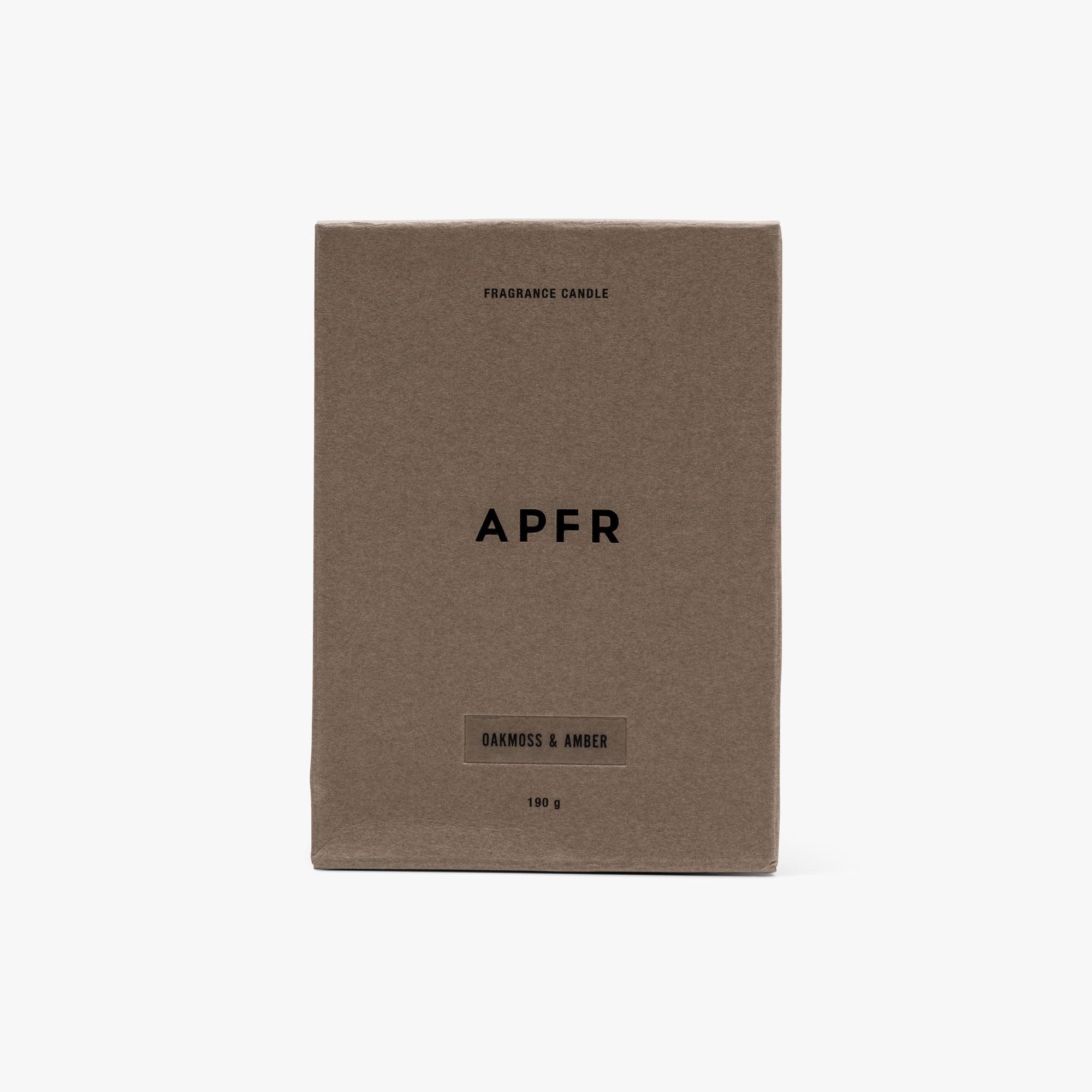 APFR Fragrance Candle Oakmoss / Amber
