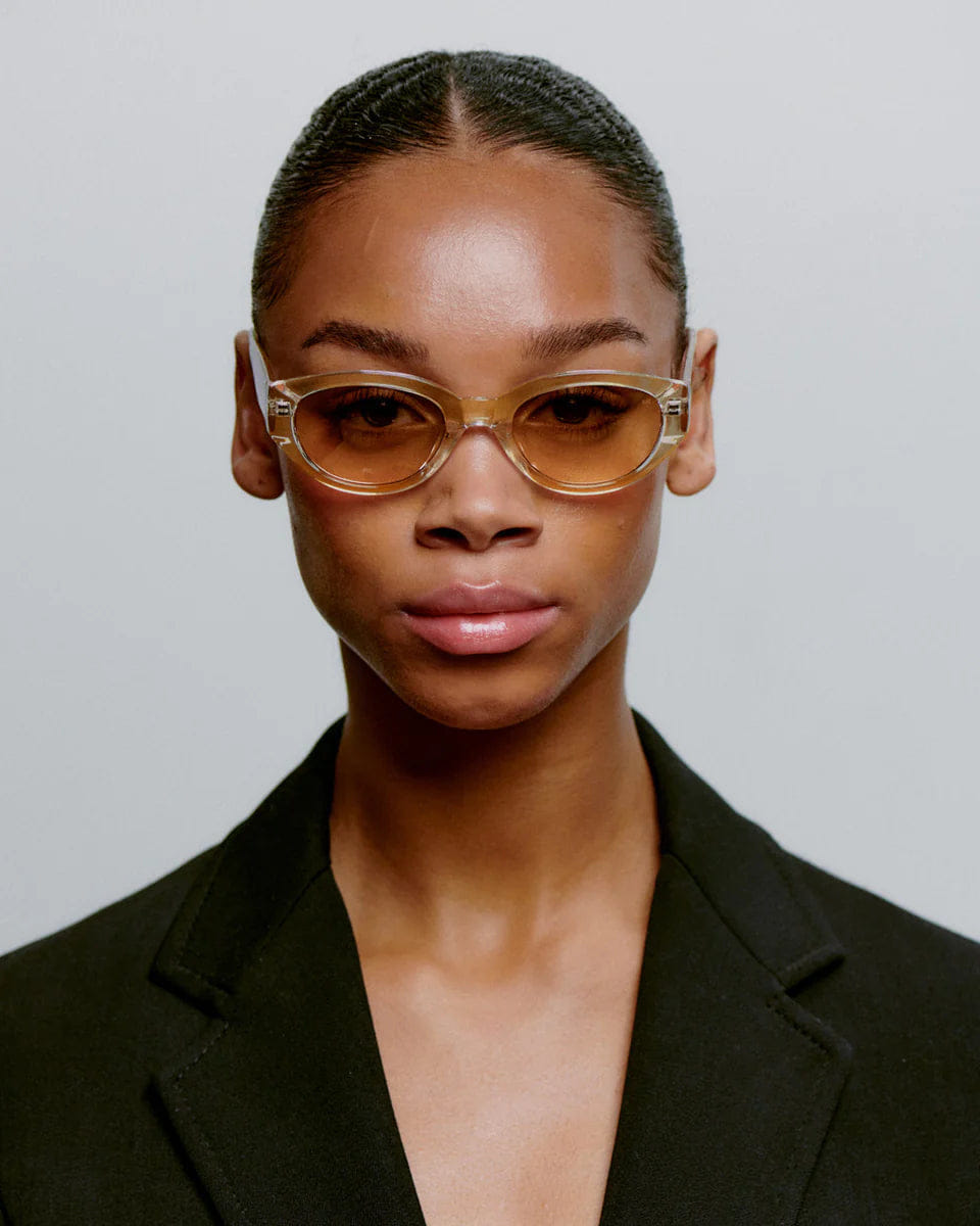 A. Kjaerbede Winnie Sunglasses - Ecru Transparent