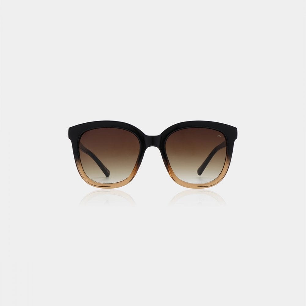 A. Kjaerbede Billy Sunglasses - Black / Brown Transparent