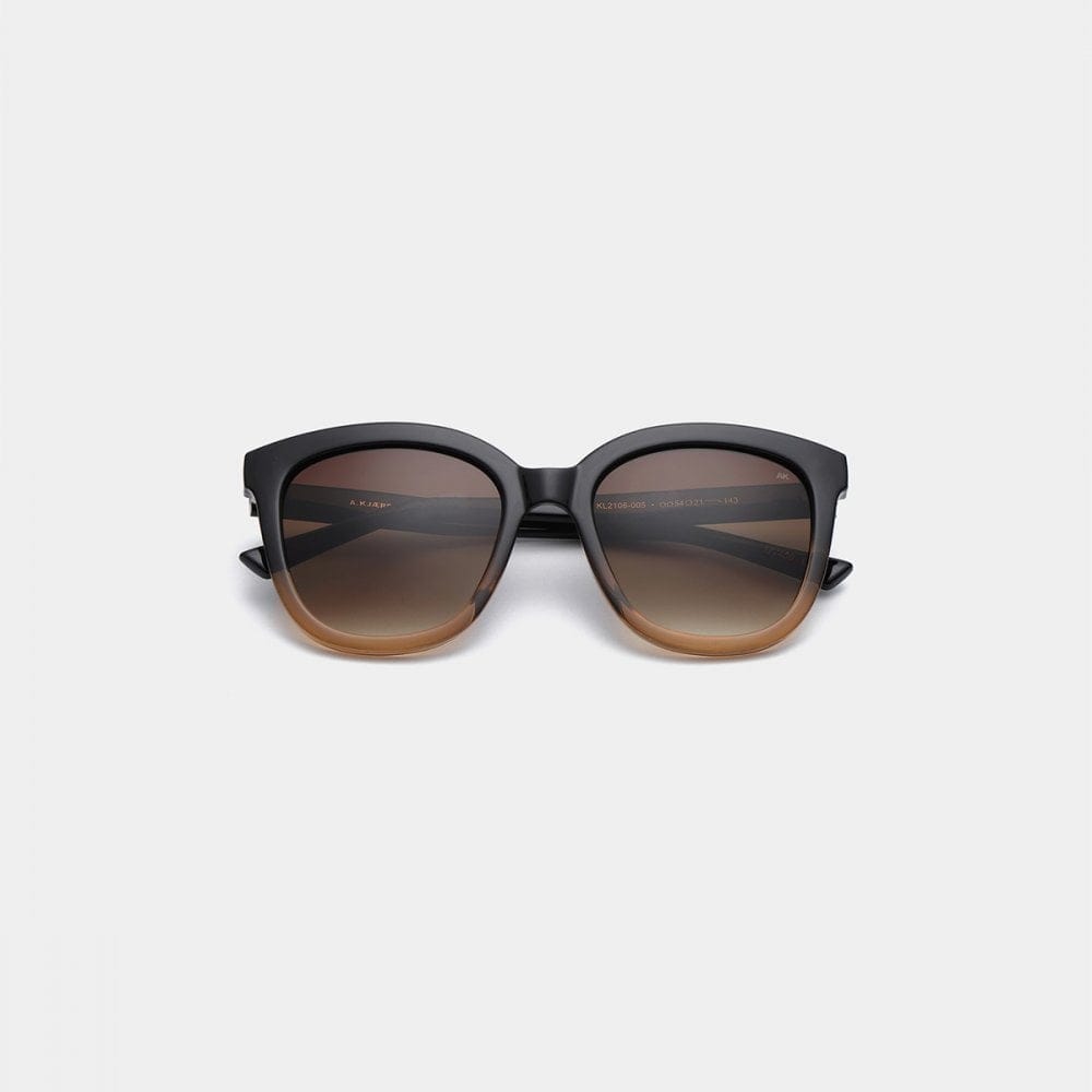 A. Kjaerbede Billy Sunglasses - Black / Brown Transparent