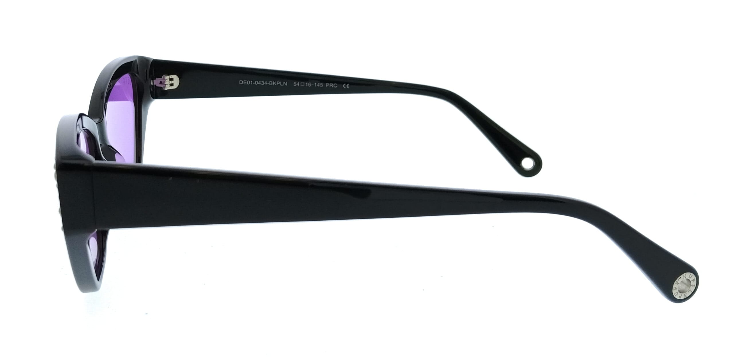 Purple Diff SDFNYMP550BLA Ack Purple Cat Eye Womens Sunglasses