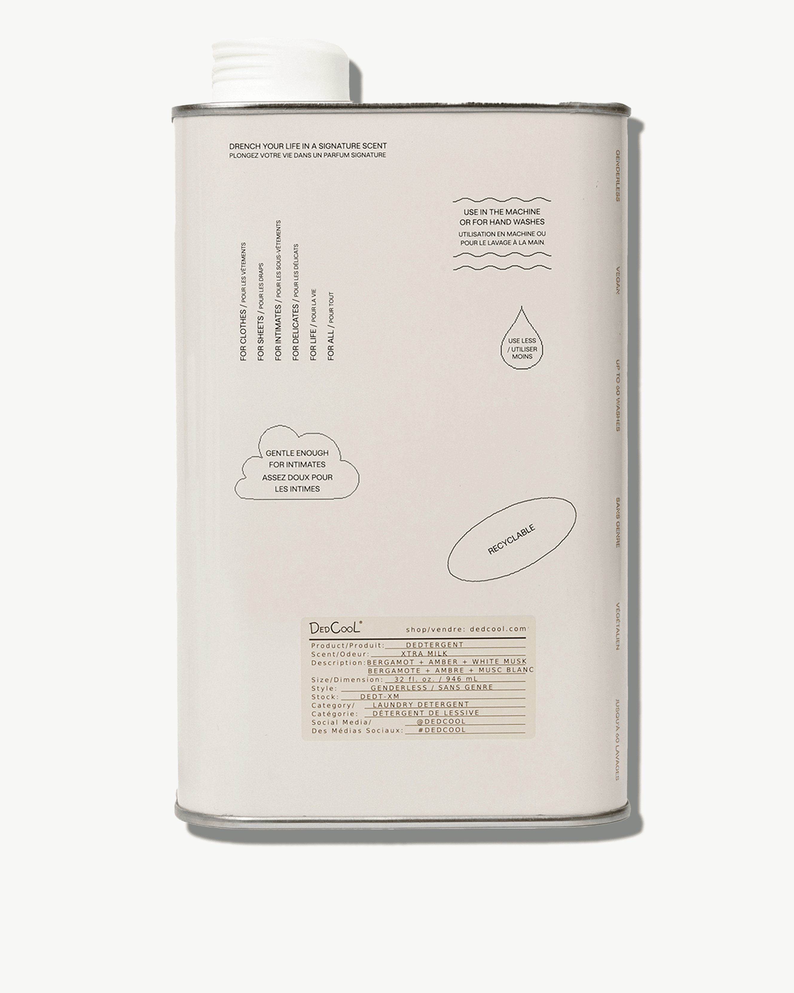 Dedcool DEDTERGENT XTRA MILK