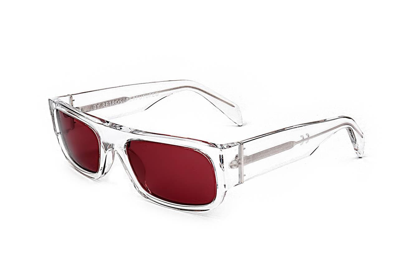 Retrosuperfuture SMILECRYSTALBORDEAUX Sunglasses