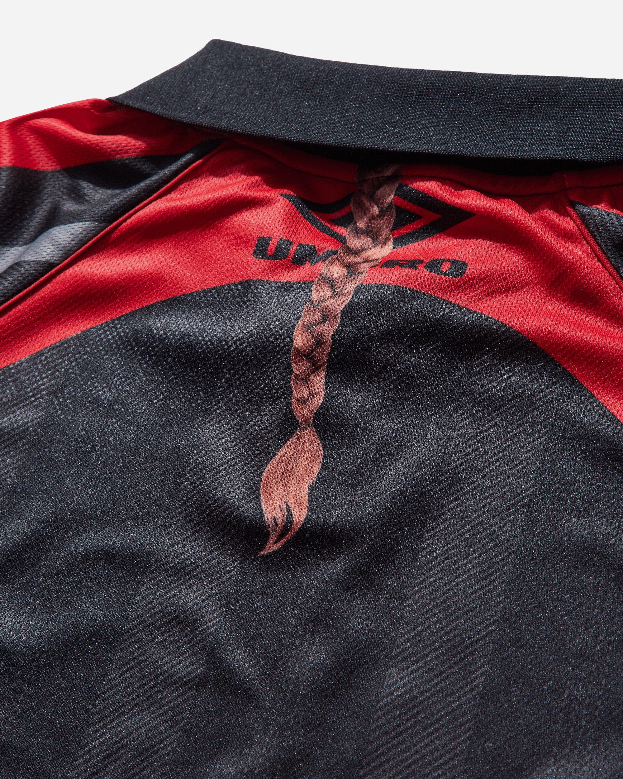 Umbro Men's 01 03 Polo Black / Red