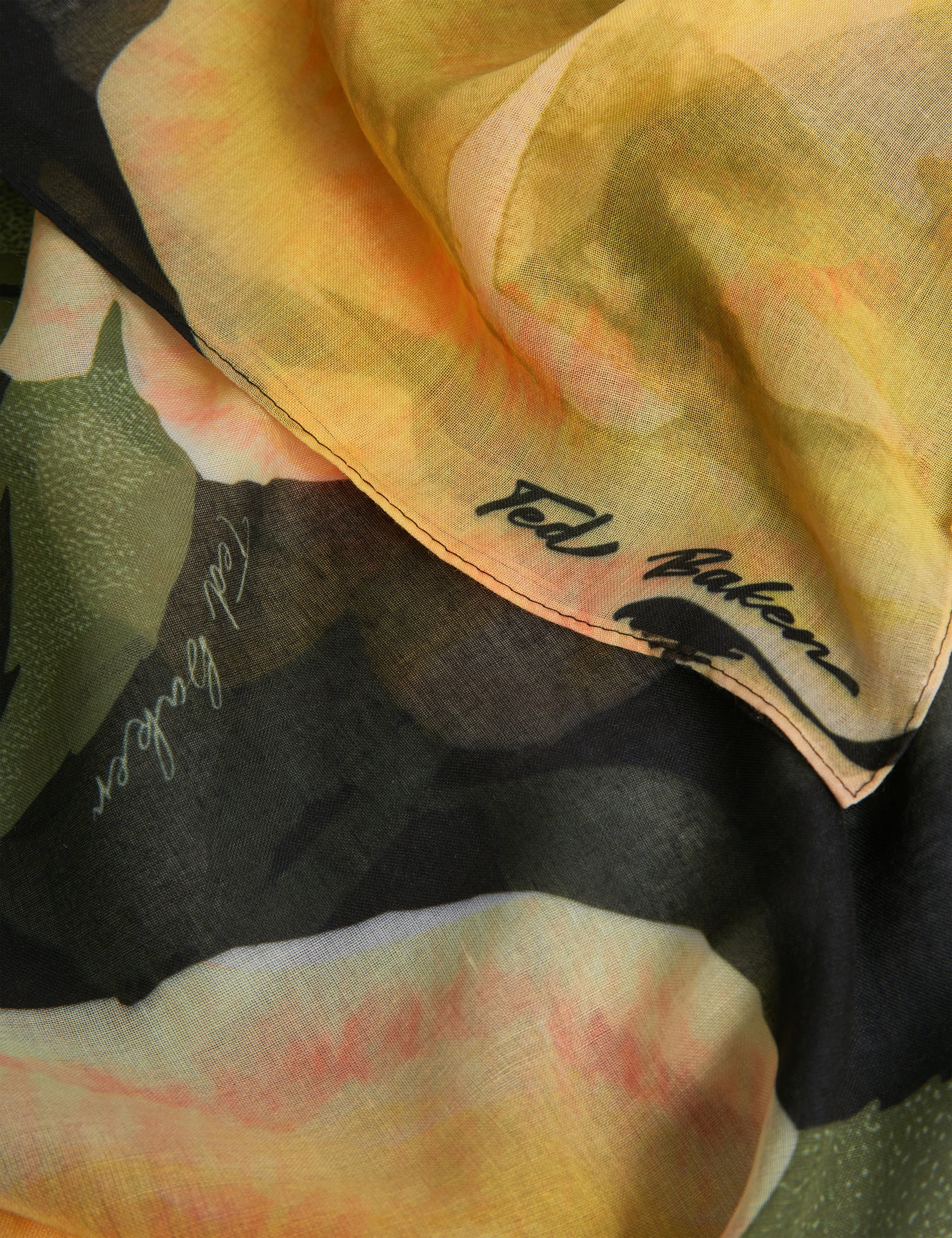 Ted Baker Lilaz Printed Headscarf Black