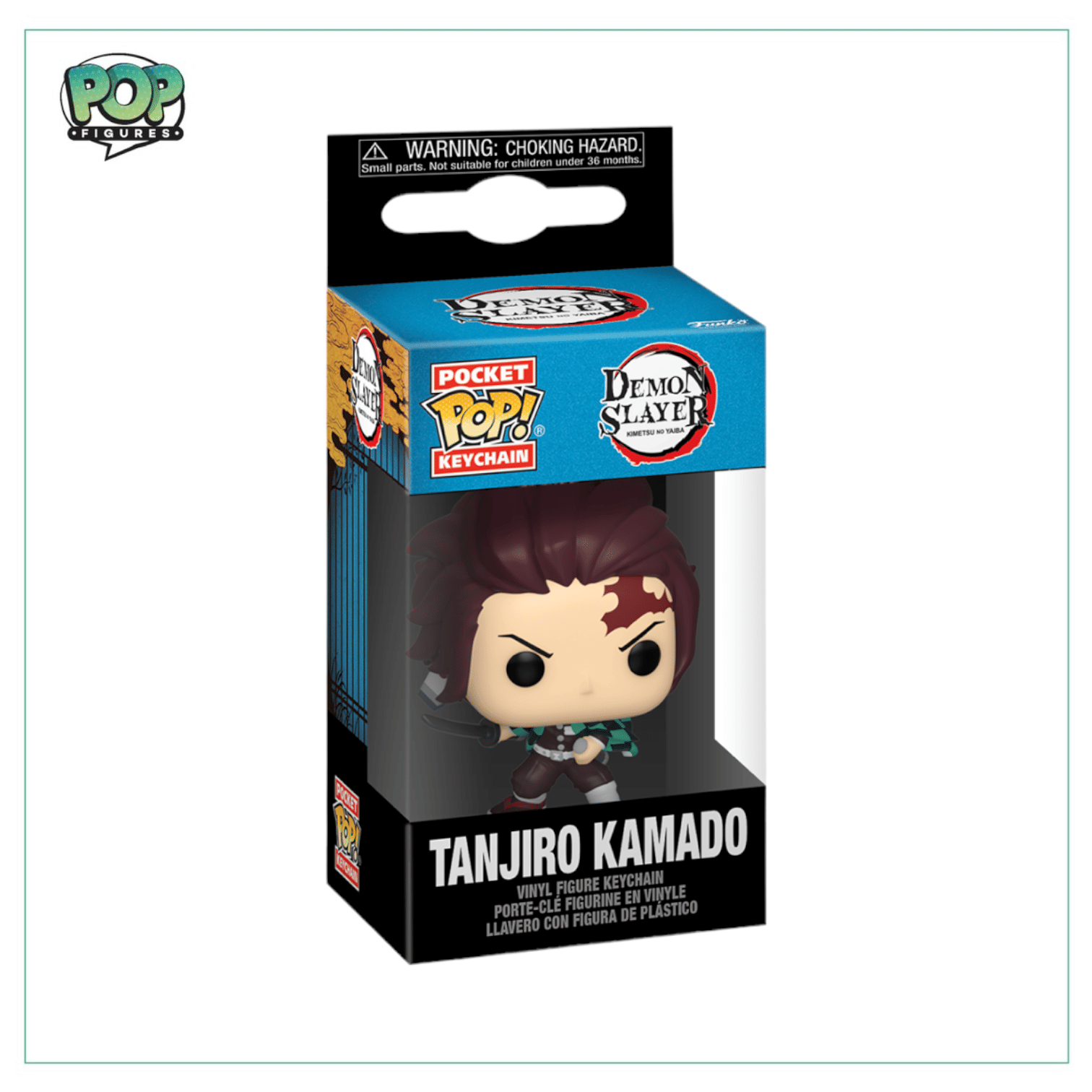 Funko Tanjiro Kamado Funko Pocket Pop! Keychain Demon Slayer