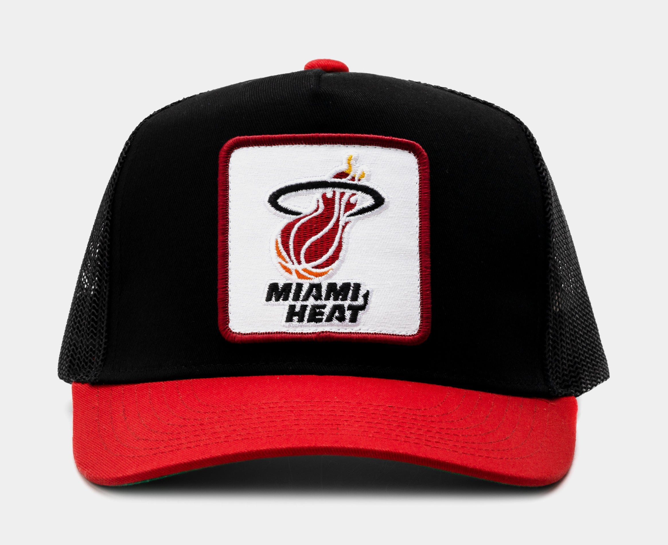 Mitchell & NESS Truck It Miami Heat Trucker Mens Hat (Black/Red)