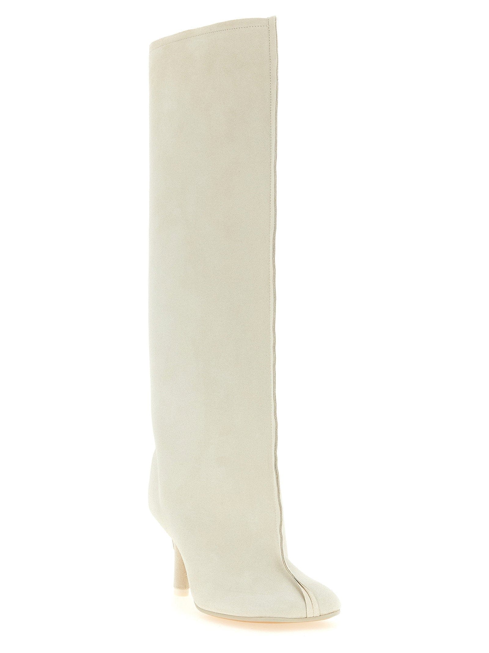 Mm6 Maison Margiela Anatomic Boot — cream
