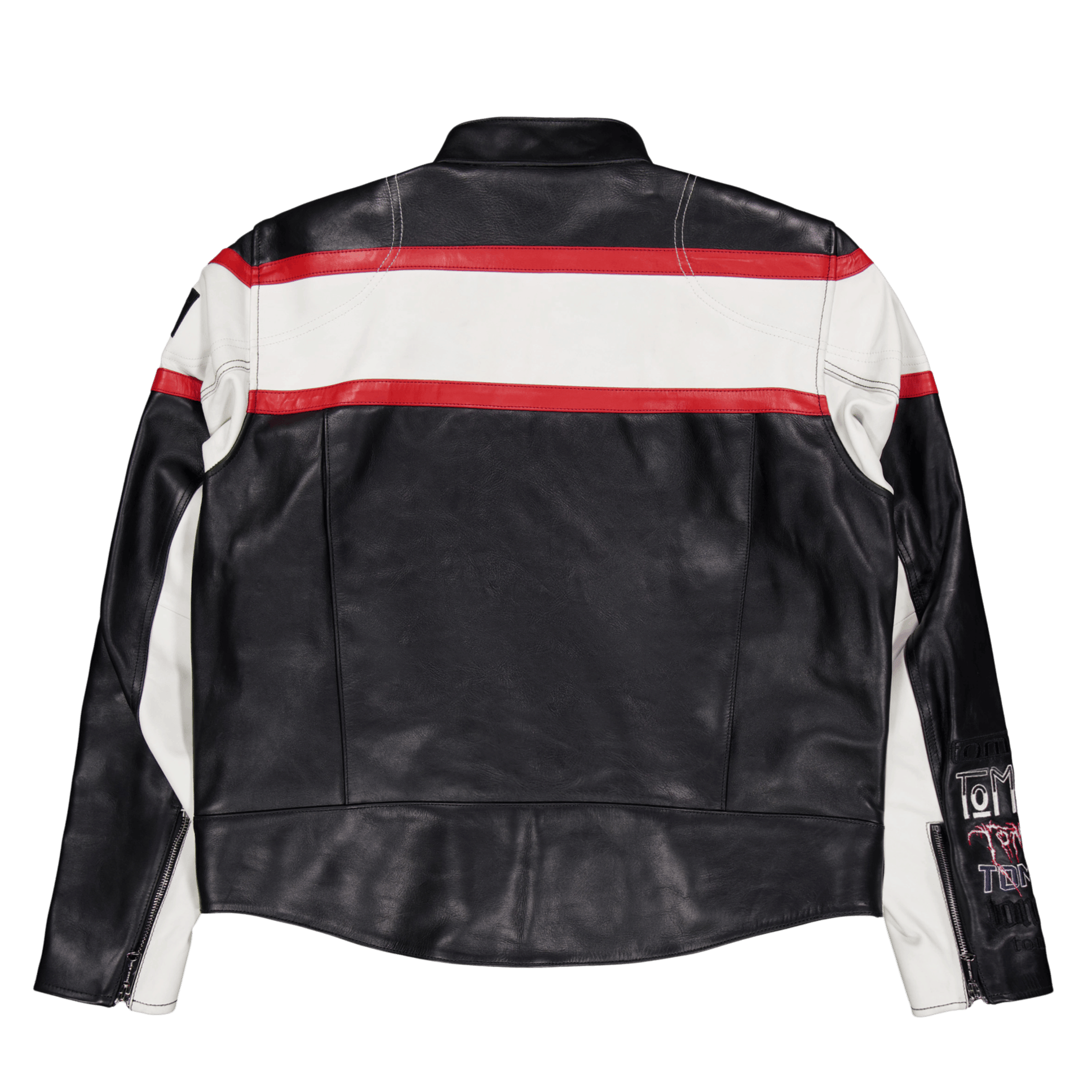 Tommy Jeans Tjcu Leather Biker Jacket Black