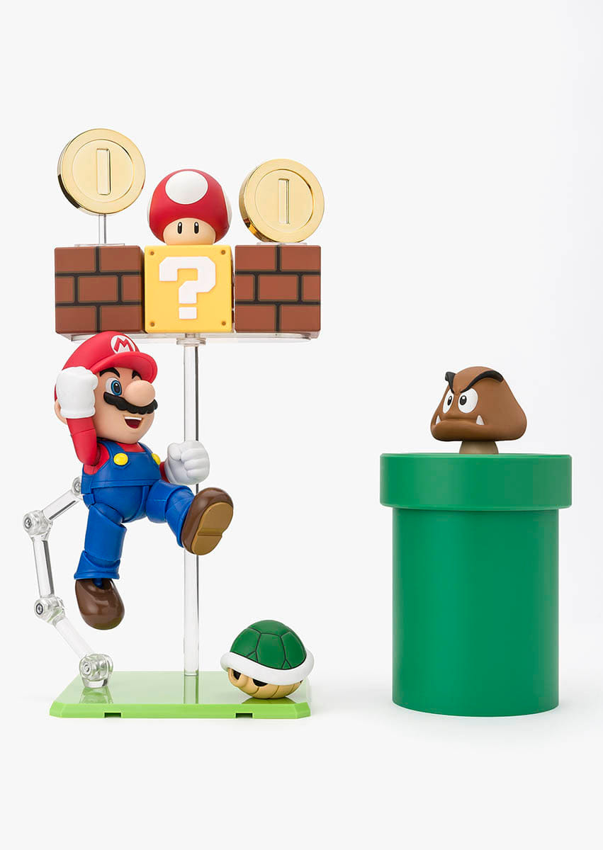 Bandai S.H. Figuarts Super Mario Playset (Super Mario) Super Mario