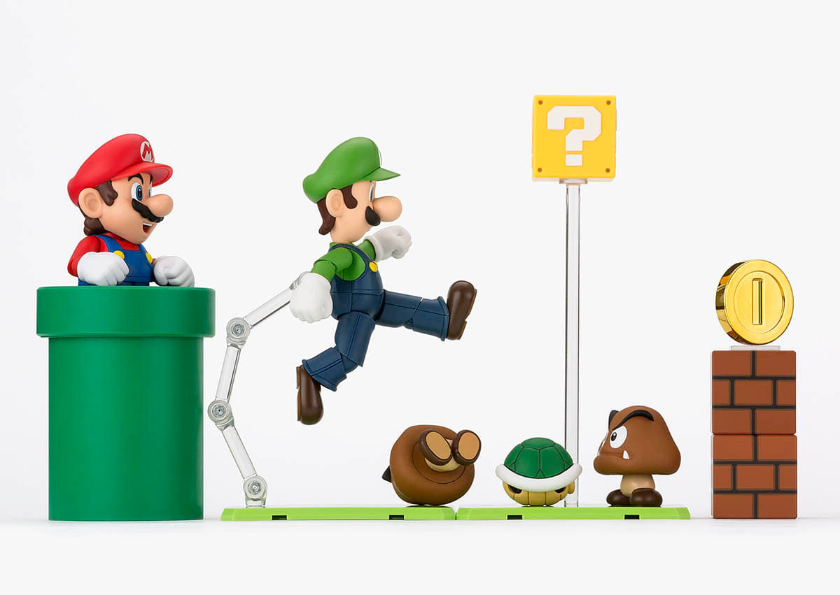 Bandai S.H. Figuarts Super Mario Playset (Super Mario) Super Mario