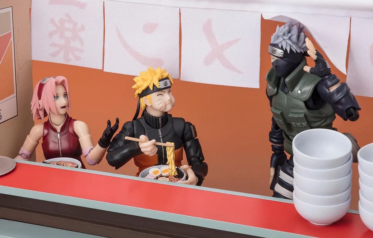 Bandai S.H. Figuarts Ichiraku Ramen Set Naruto