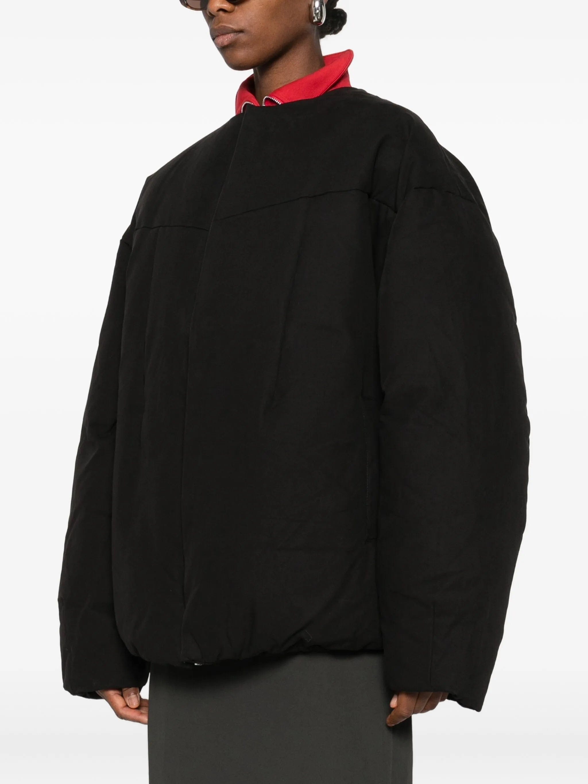 Entire Studios Pod quilted zip - front bomber jacket