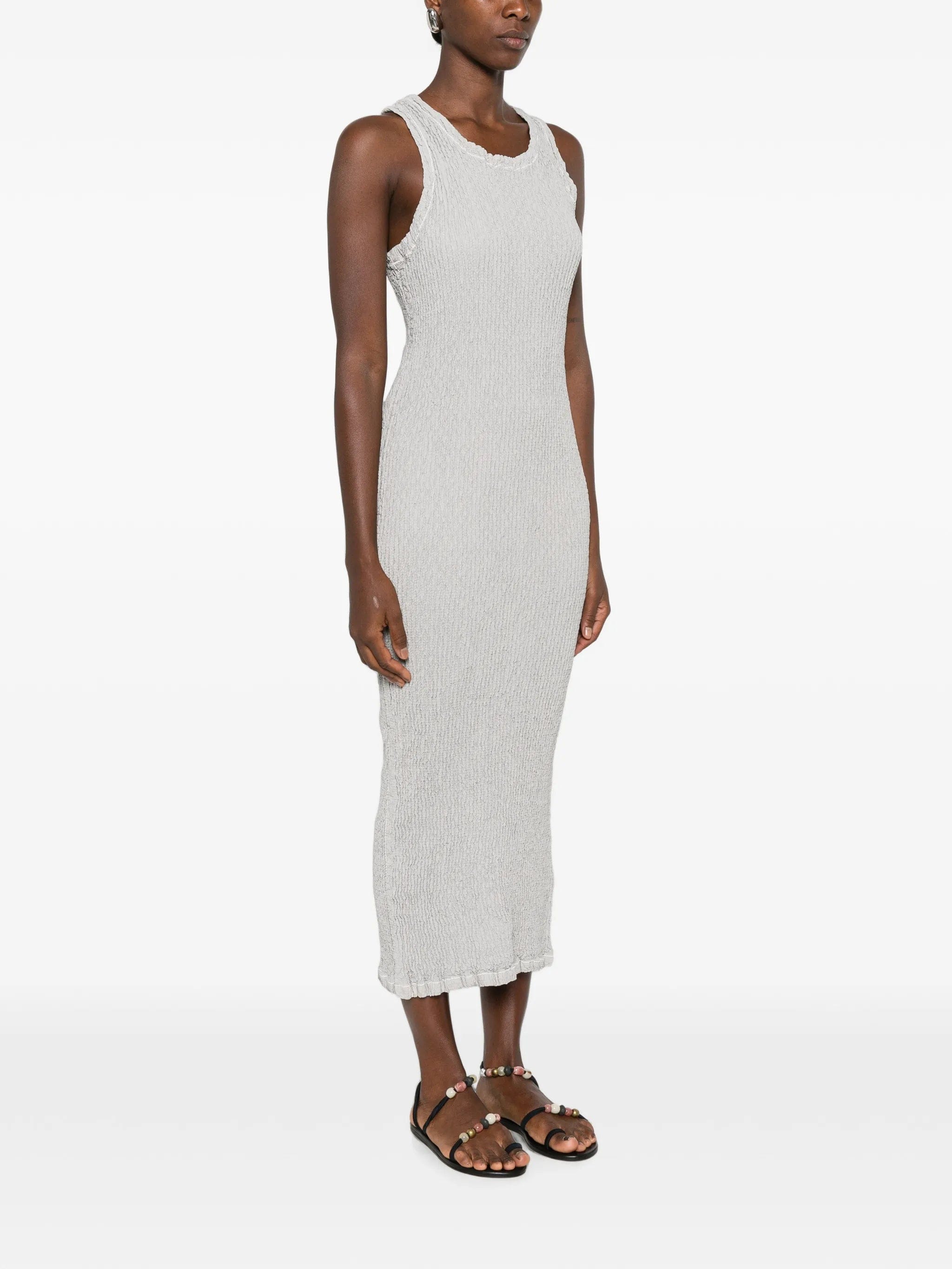 Issey Miyake textured midi dress