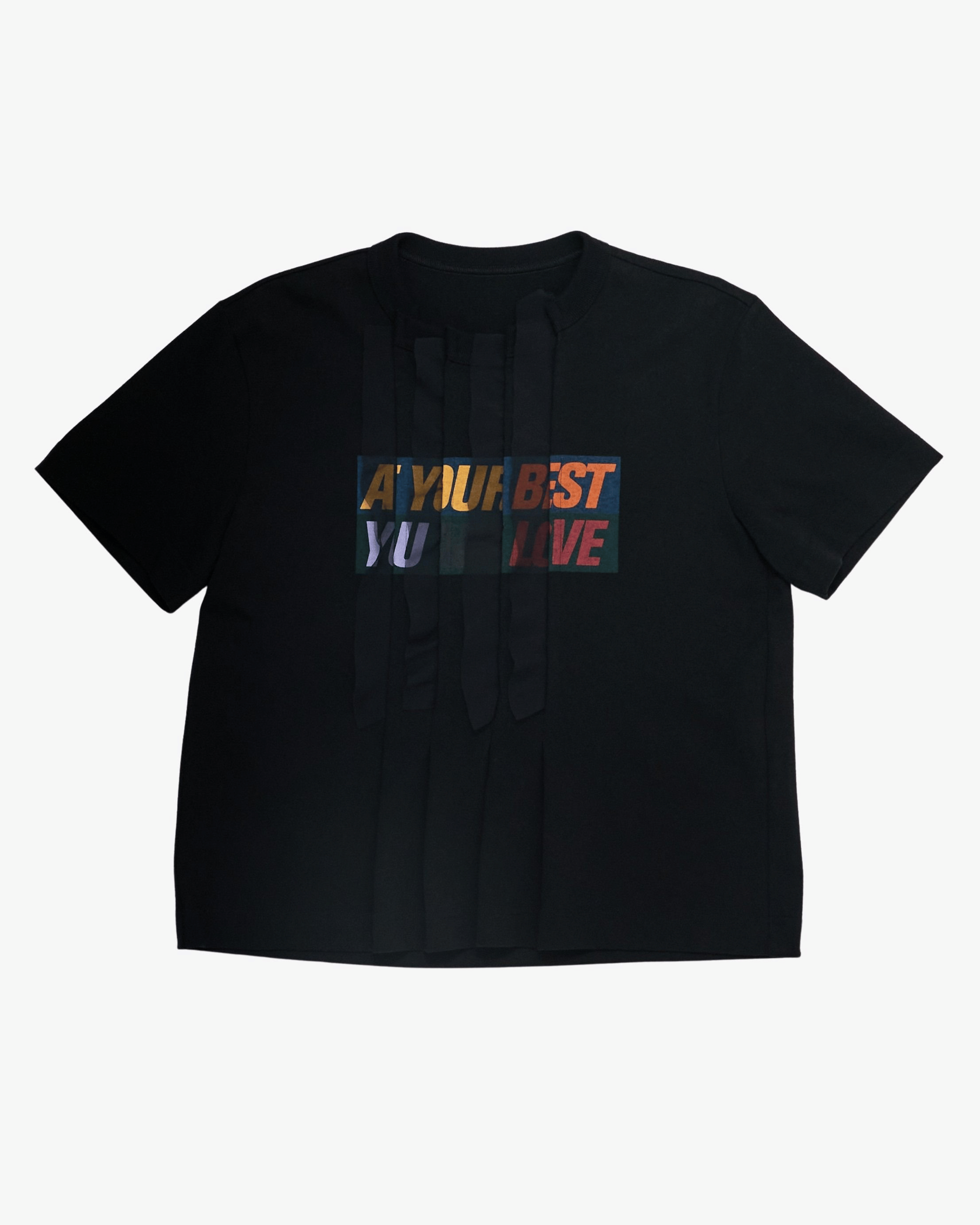 SACAI - Women's Print T - Shirt - (Black)