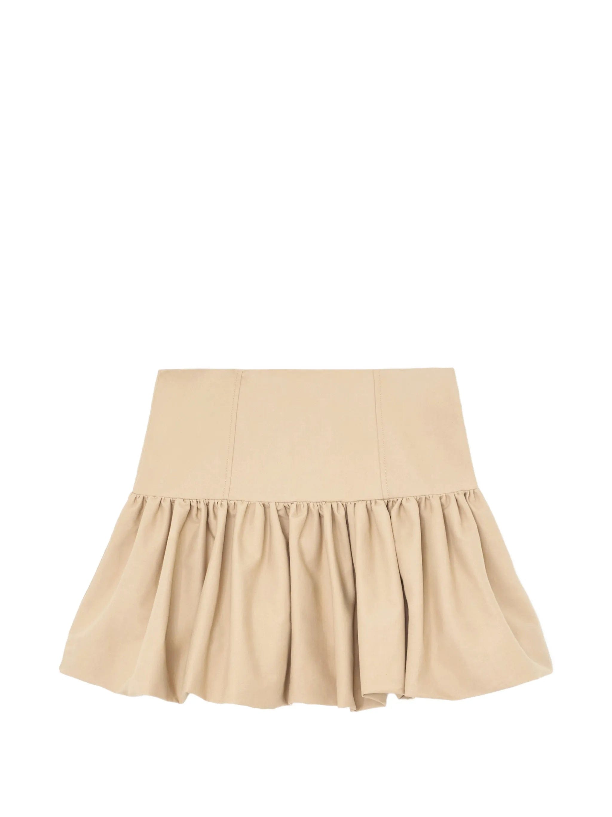 GANNI ruffled mini skirt
