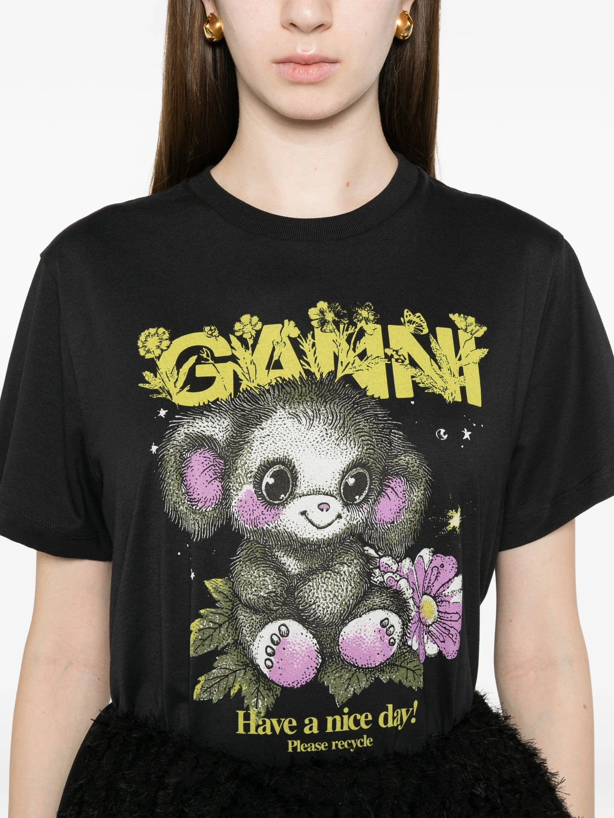 GANNI graphic T - shirt