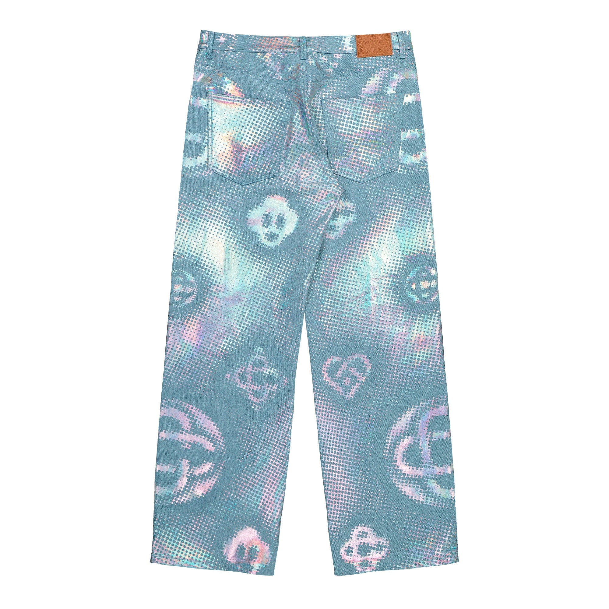 Casablanca Pearlescent Monogram Baggy Jeans