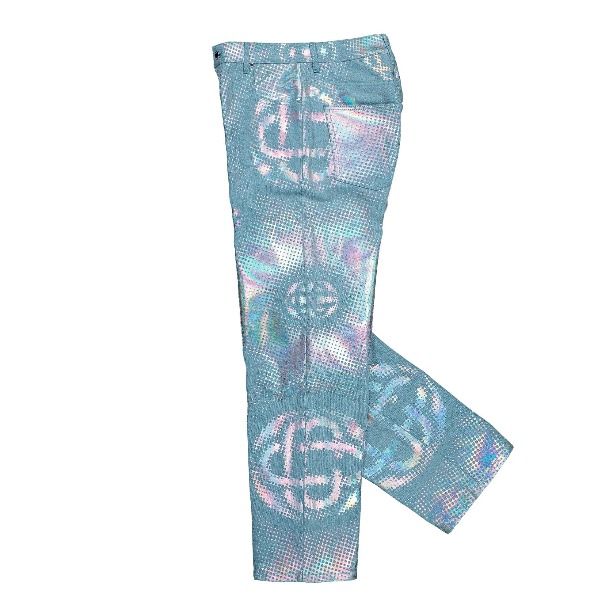 Casablanca Pearlescent Monogram Baggy Jeans