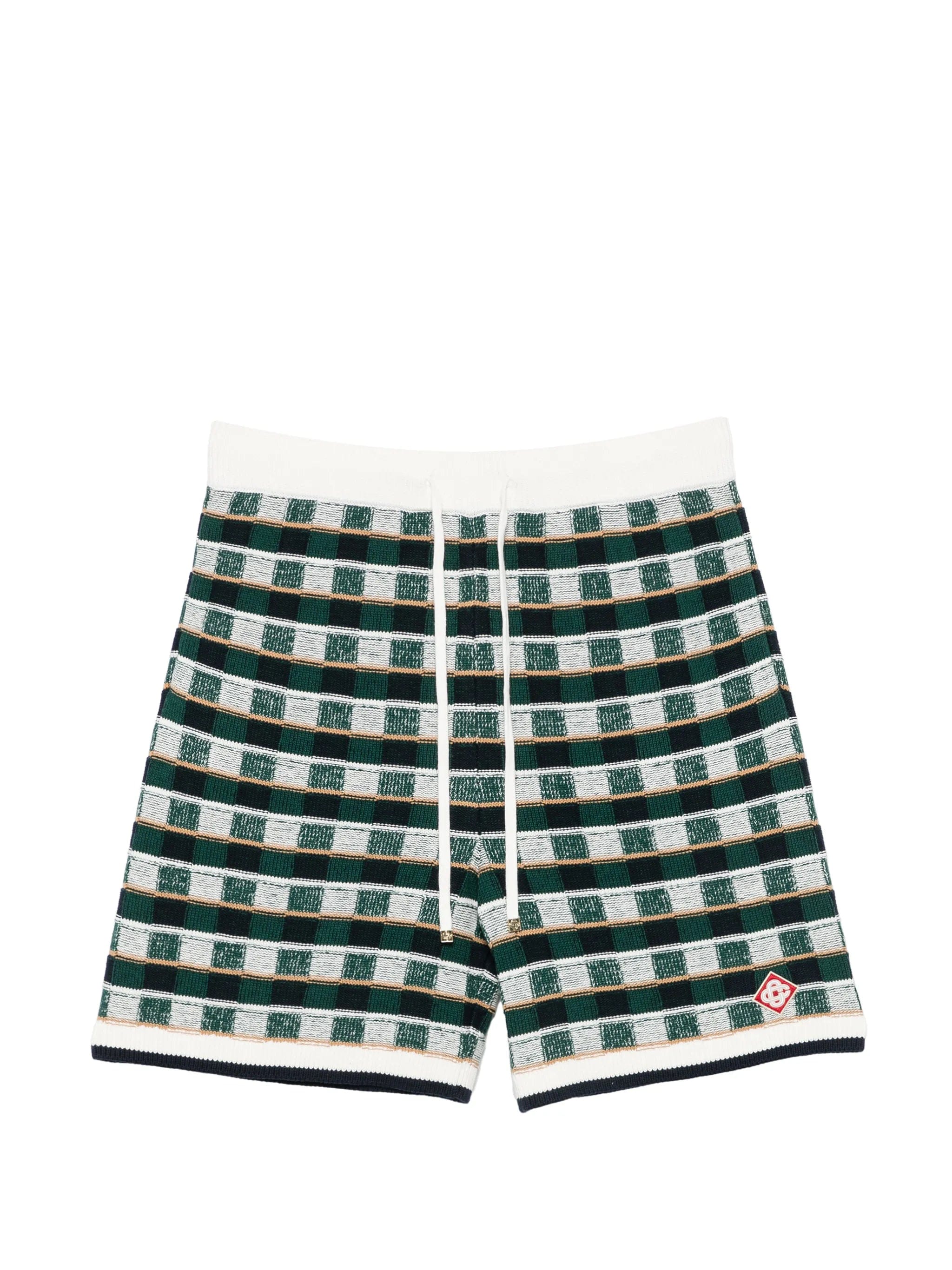 Casablanca check - pattern shorts
