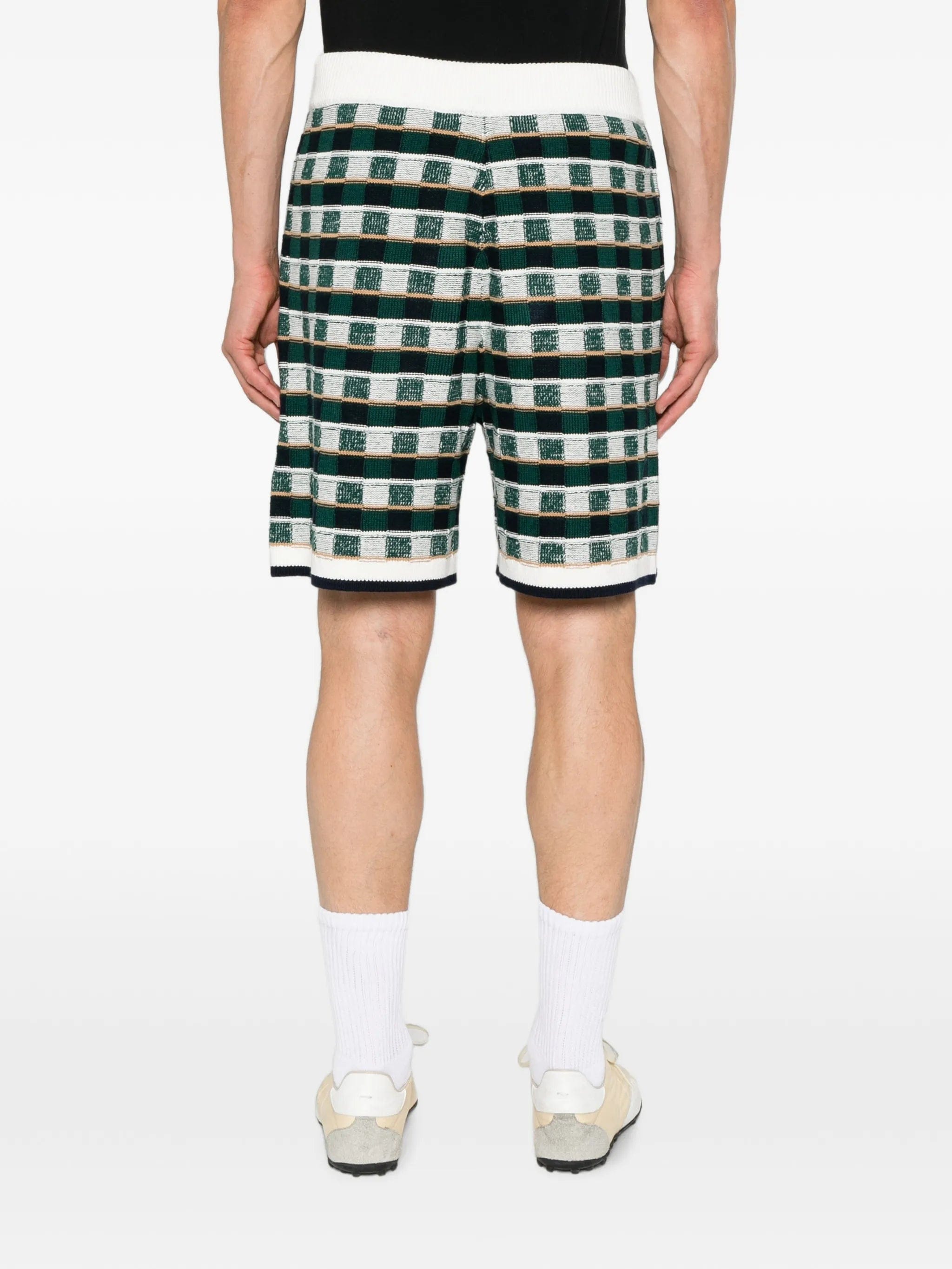Casablanca check - pattern shorts