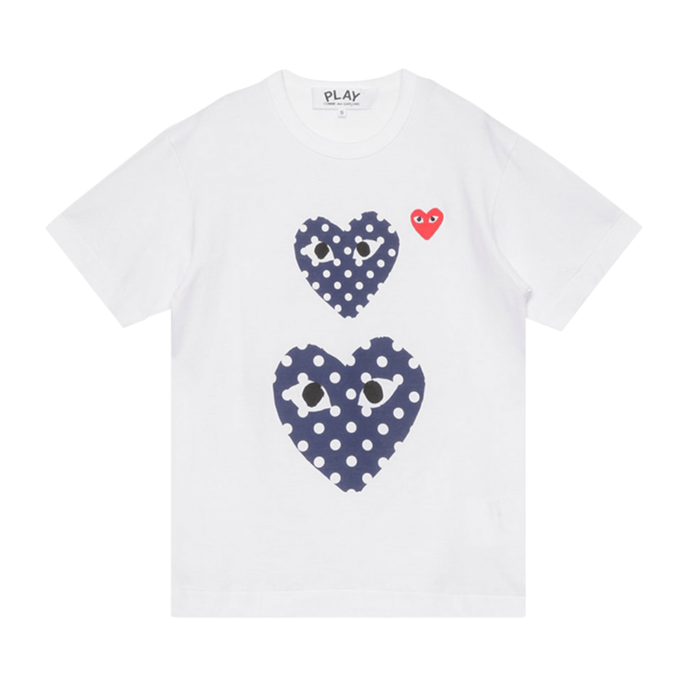 Comme des Garçons PLAY Polka Dot Duo T-Shirt White