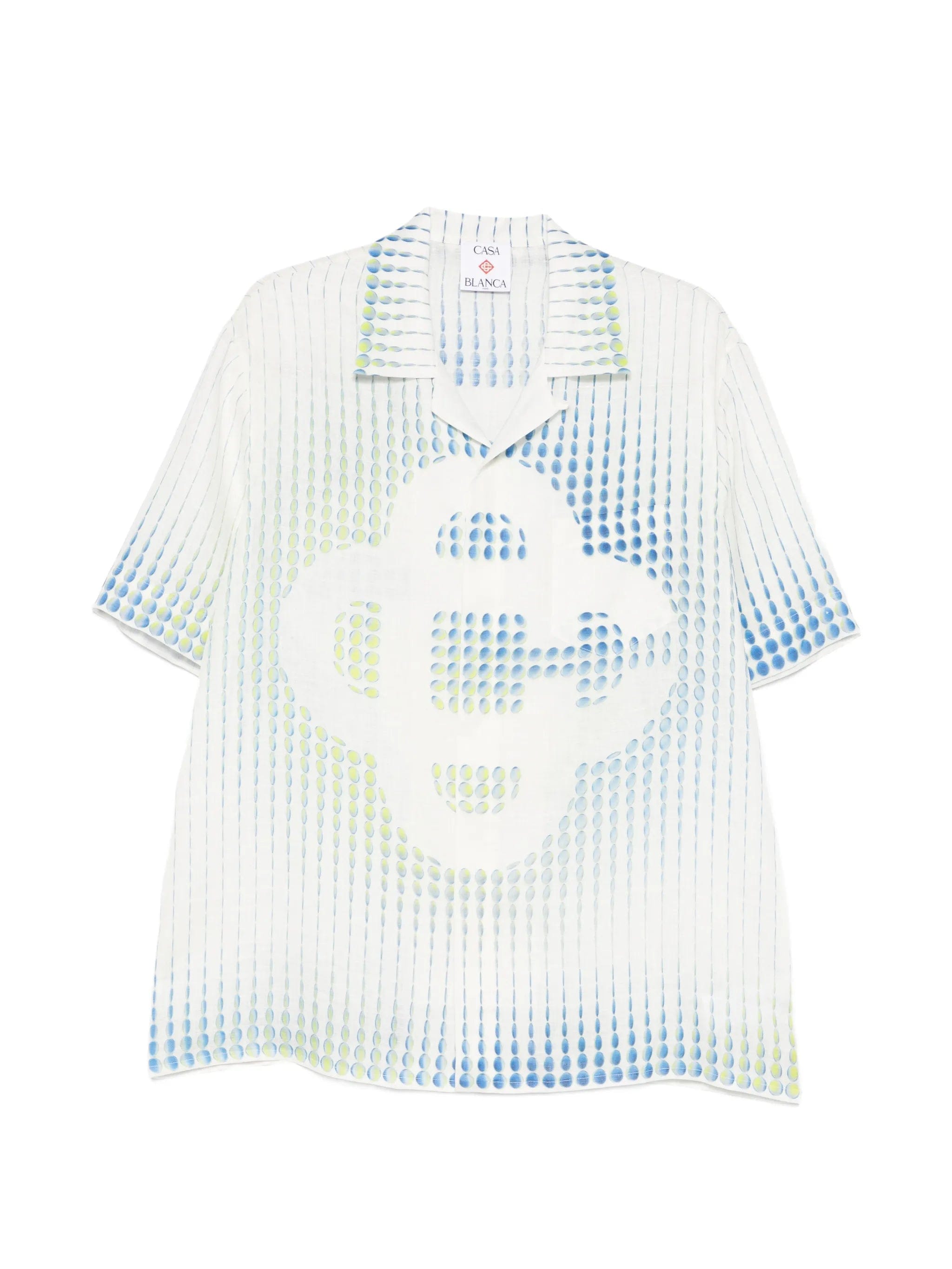 Casablanca x Martin Naumann dots cuban - collar graphic shirt