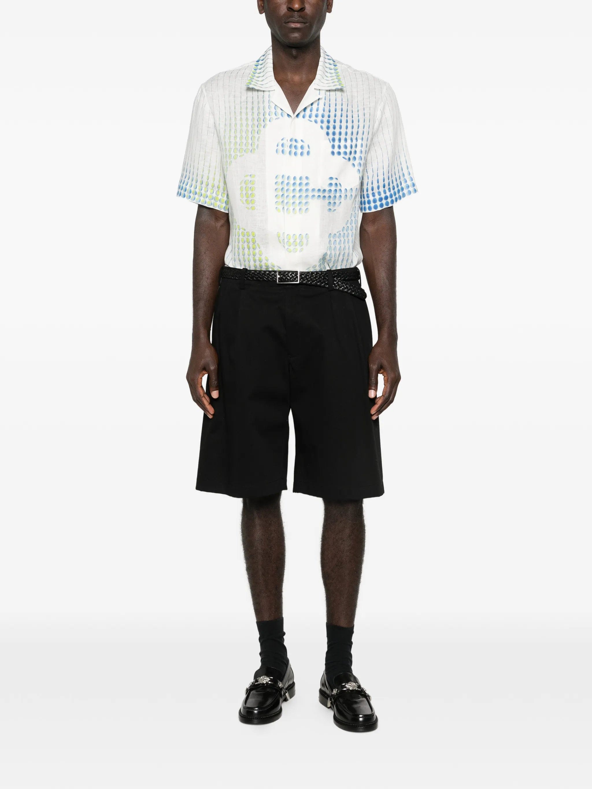 Casablanca x Martin Naumann dots cuban - collar graphic shirt