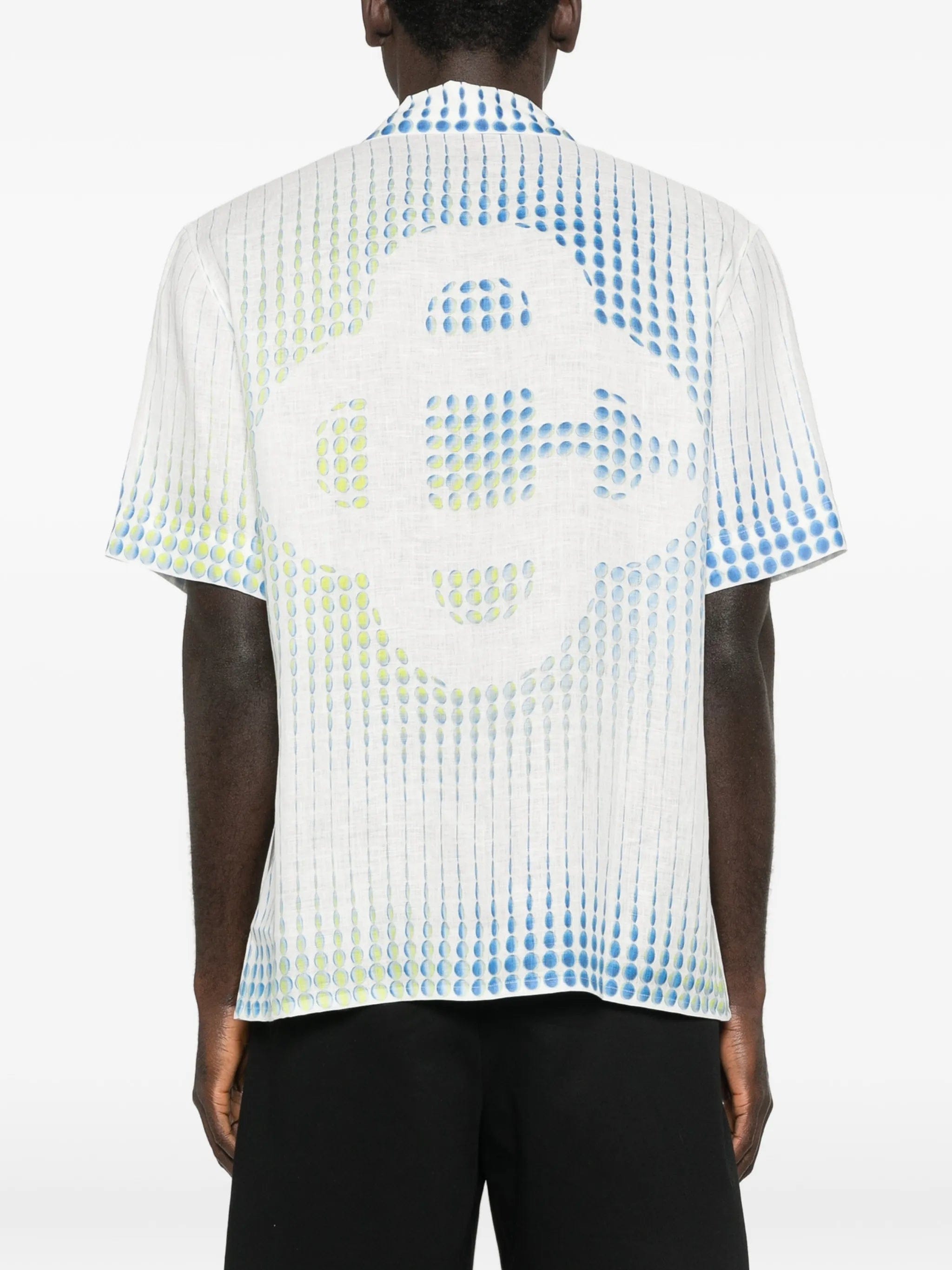 Casablanca x Martin Naumann dots cuban - collar graphic shirt