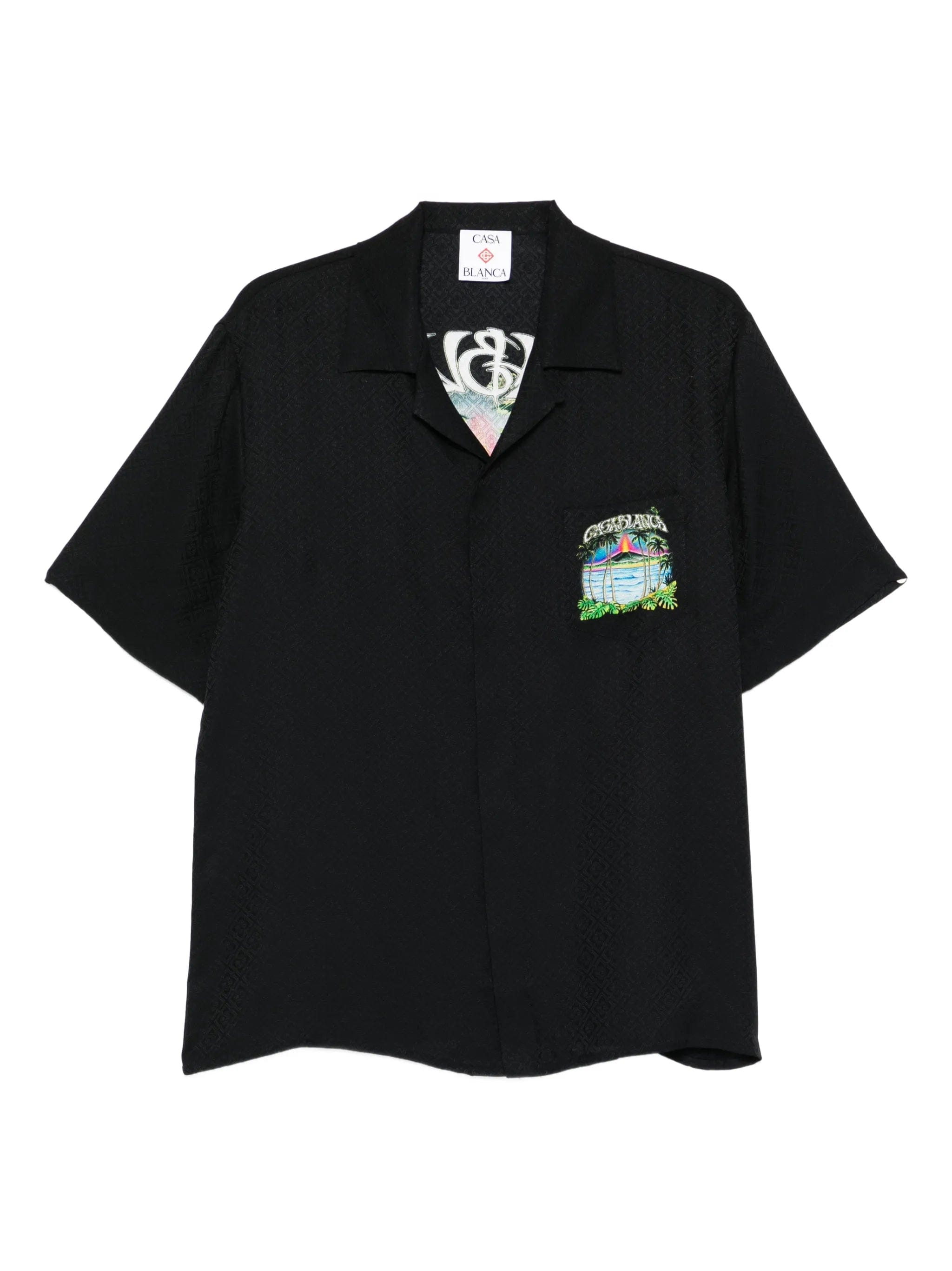 Casablanca Volcano short - sleeve graphic shirt